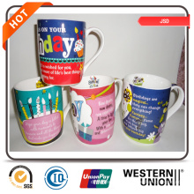 Creative Silk-Printed Mug for Sales Promotion